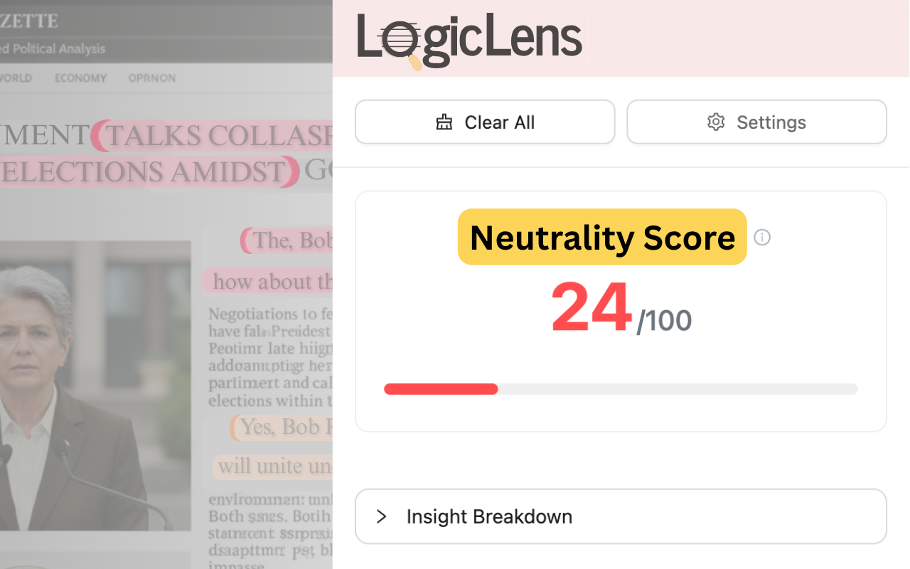 LogicLens score visualization